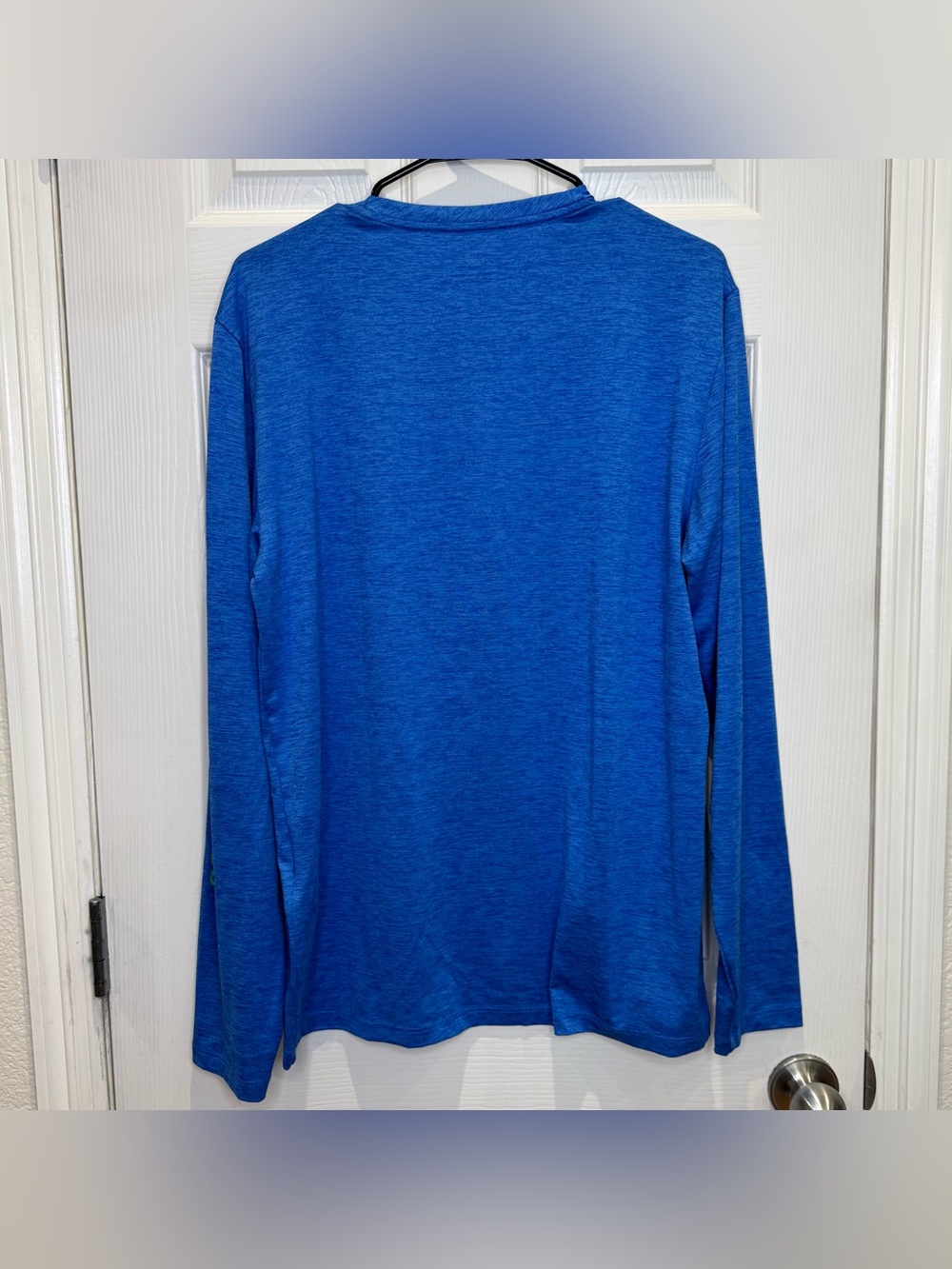 Vineyard Vines Performance Men's Small Blue Green Long Sleeve Shirt Whale Logo - Picture 3 of 8